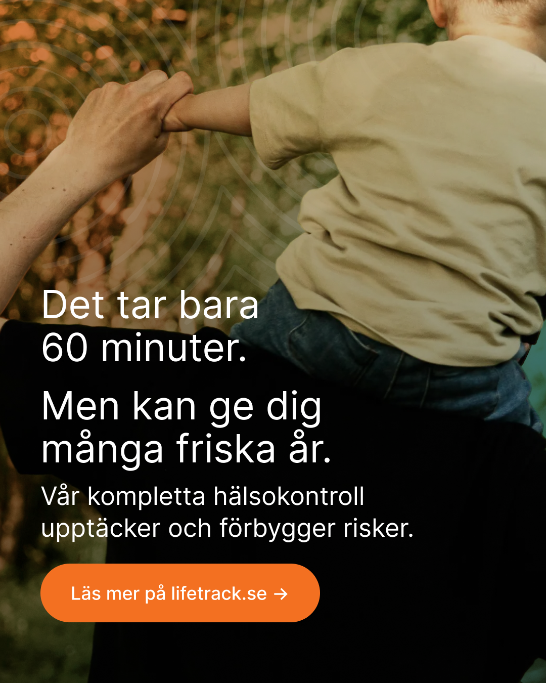 Det tar bara 60 minuter. Men kan ge dig många friska år.